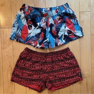 Patagonia Women’s Baggies Shorts Size S Lot of 2